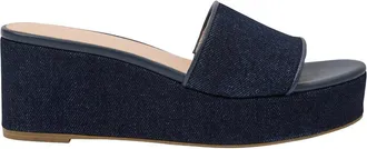 Jack Rogers Bay Mid-Wedge Denim Sandal