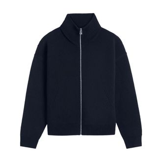 Axel Arigato Truien & Vesten, Heren, Blauw, XL, Wol, Navy Blauwe Gebreide Trui