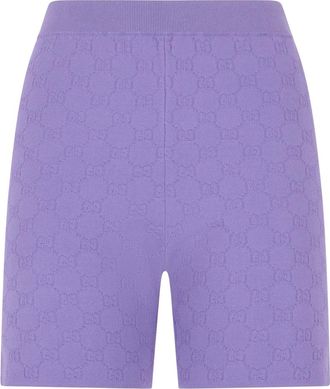 Gucci Short Shorts, female, Purple, Size: XS Viscose Shorts