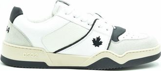 Dsquared2 Mens 551 Sneakers Casual Style - White Leather - Size EU 40