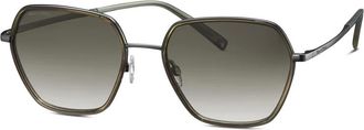 Marc O'Polo 505122 Zonnebril met zeshoekig montuur - Dames - Accessoires - Groen - Maat: 56 MM