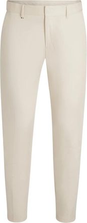 HUGO BOSS Chinos - Heren - Slim Fit Broeken - Wit - S - Broeken