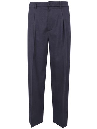 Dunst Pants Pleated Semi-Wide Slacks