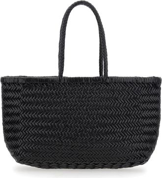 Dragon Diffusion Bamboo Triple Jump Shopper Bag - Dames - Shoppers - Zwart - ONE Size - Leer - Tassen