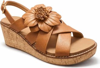 Corkys Footwear WomenS Heartbreaker Wedge Sandals In Cognac