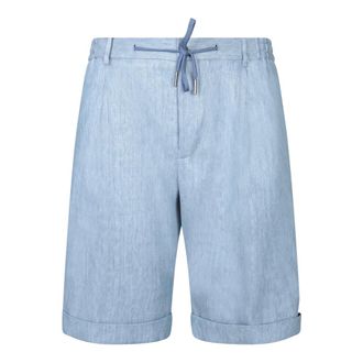 Tagliatore Casual Shorts, male, Blue, Size: L Shorts