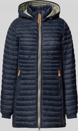 Camel Active Steppjacke mit Rei&szlig;verschlusstaschen in Marine, Gr&ouml;&szlig;e 34