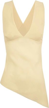 Cortana Tops - Dames - Tops zonder mouwen - Beige - L - Tops