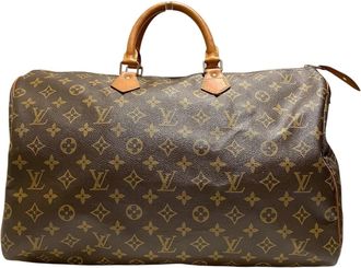 Louis Vuitton Brown Pvc Boston Bag (Pre-Owned)