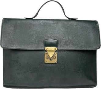 Louis Vuitton Pre-owned Vintage Handtas - Dames - Vintage Handtas - Groen - ONE Size - Leer - Vintage