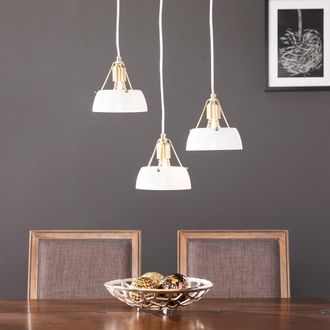 SEI Renmarco Contemporary 3 Light Cluster Pendant