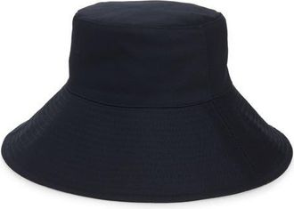 Nordstrom Reversible Cotton Bucket Hat in Rose- Navy at Nordstrom