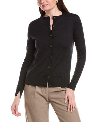 Lafayette 148 New York Stripe Cardigan
