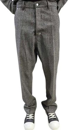 Rick Owens Uomo, Pantaloni, Grigio, W34, new