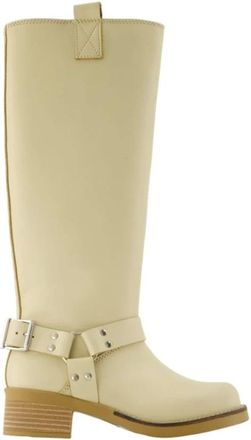 Sams&oslash;e & Sams&oslash;e Cowboy Boots, female, White, Size: 10 US Sabrenta Boots