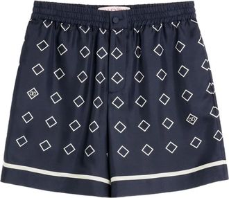 Valentino Garavani Stijlvolle Denim Shorts voor Vrouwen - Heren - Korte Broeken - Blauw - L - Denim - Korte Broeken