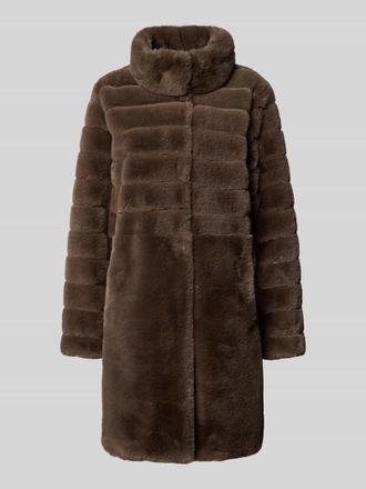 Petite M. Wendejacke aus Webpelz mit Stehkragen in Taupe, Gr&ouml;&szlig;e 38