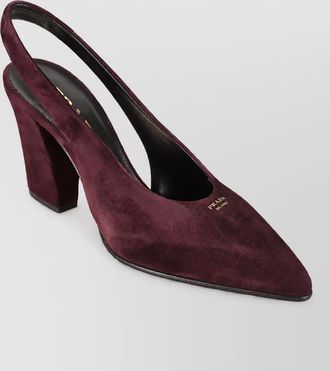 Prada suede mules