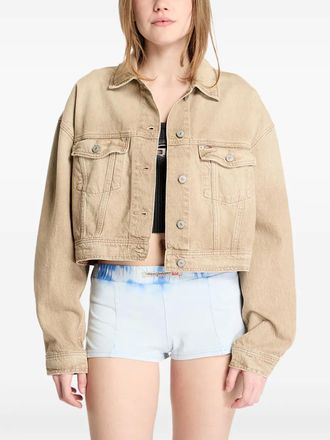 Tommy Hilfiger cotton cropped jacket - Neutrals