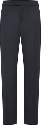 Berluti Dark Lead Mysterious Grey Wool Pants-Uomo