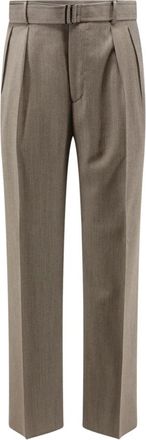 Tagliatore P-Nevil Broek - Heren - Nette broeken - Bruin - L - Wol - Broeken