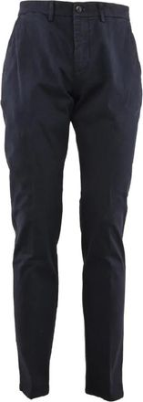 Harmont & Blaine Fluwelen Chino Broek - Heren - Chinos - Blauw - 2XL - Katoen - Broeken