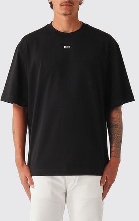 Off-white T-shirt in cotone con logo Arrow