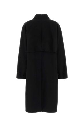 Jil Sander Coat Trench Coat - Black
