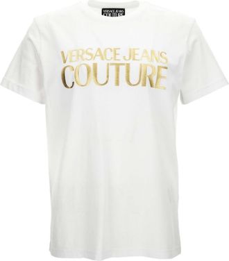Versace Jeans Couture White Logo T-Shirt