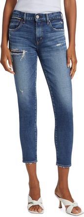 Moussy Swillburg Skinny Jeans In Blue