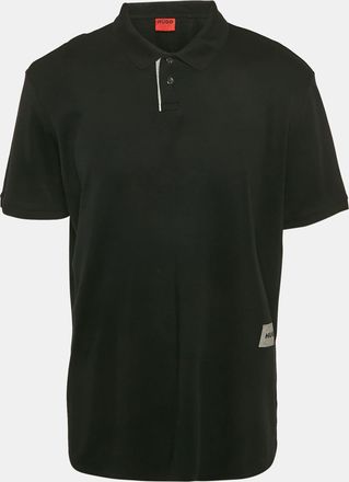 HUGO BOSS Black Jersey Polo T-Shirt