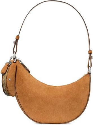 Kate Spade New York mini duo suede crossbody bag in Garden Soil at Nordstrom