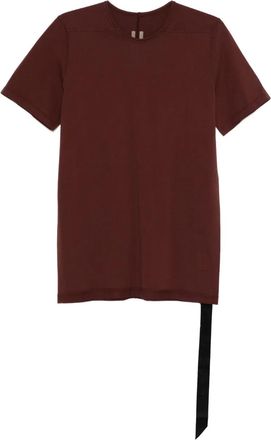 Rick Owens T-shirt girocollo in cotone - Rosso