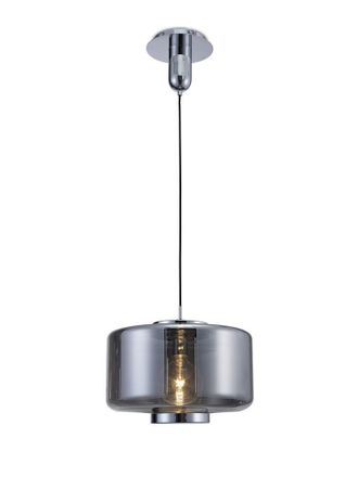 Mantra L&aacute;mpara Con Tulipa Cristal Espejado Grafito Jarras De Mantra