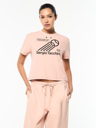 Sergio Tacchini Nera Boxy Tee in Evening Sand at Nordstrom, Size Xx-Large