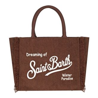 MC2 Saint Barth Tassen, Dames, Bruin, ONE Size, Polyester, Borse Colette Corduroy