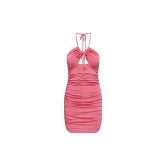 Only Mouwloze Polyester Jurk Camellia Rose - Dames - Korte kleedjes - Roze - M - Polyester - Kleedjes