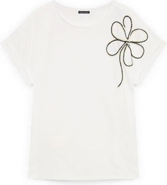 Fiorella Rubino Dames, Tops, Wit, Maat: XL Katoen