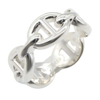 Herm&egrave;s Silver Silver 925 Band Ring (Pre-Owned)
