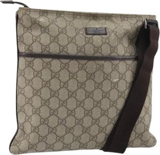 Gucci Pre-owned Cross Body Bags, female, Beige, Size: ONE SIZE Pre-owned Cross Body Bag