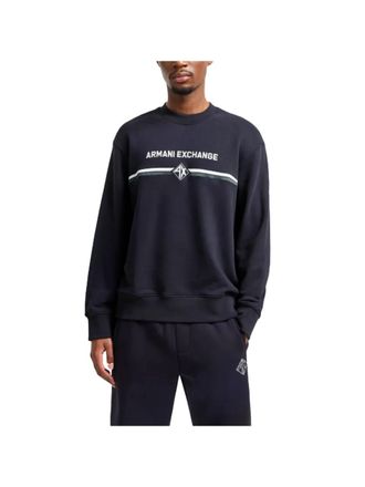 A|X Armani Exchange herensweatshirt met ruitpatroon