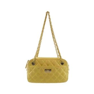 Chanel Pre-owned Vintage Shoulder Bag - unisex - Chanel Vintage - Vintage Shoulder Bags - Yellow - ONE SIZE - Pre-owned