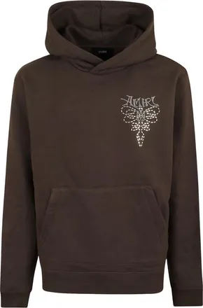 Amiri Felpa con cappuccio Lasso ricamata - - Sweatshirts & Hoodies - Uomo - Marrone - L