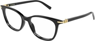 Valentino V Logo Optisch Montuur - Dames - Accessoires - Zwart - Maat: 53 MM