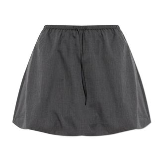 Sams&oslash;e & Sams&oslash;e Korte Broeken, Dames, Grijs, L, Wol, Saroko Shorts