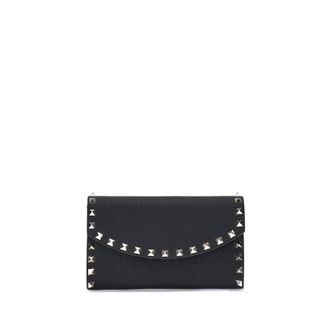 Valentino Garavani Wallet W/strap - Rockstud - Vitello Stam