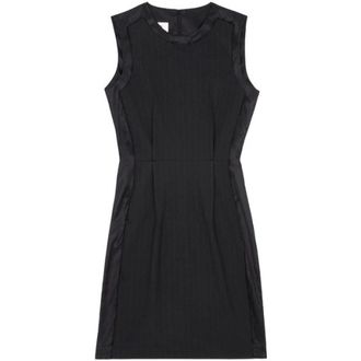 Maison Margiela Dames, Jurken, Zwart, Maat: 2XS Satijn