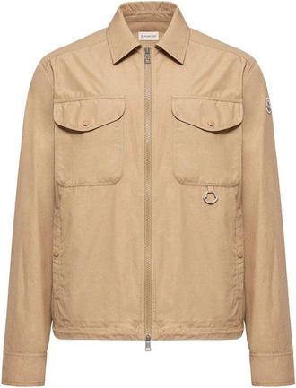 Moncler ZIP POCKET SHIRT Size: L, colour: BEIGE
