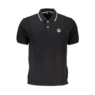 North Sails Hombre, Camisetas, Negro, Talla: S