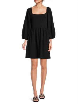 Nation Ltd Heddie Dress In Jet Black